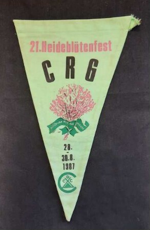 Andenken / Wimpel-Sammlung / 21. Heideblütenfest 1987