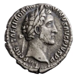 Münze, Denar, 151 - 152 n. Chr.