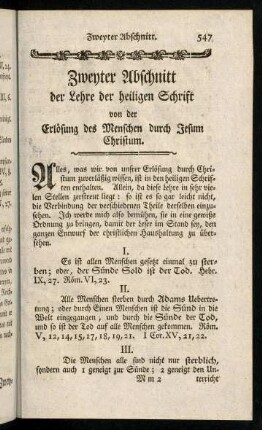 547-556, Alles, was wir von unsrer Erloesung ...; I - XXII