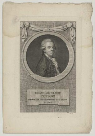 Bildnis des Iohann Gottfried Eichhorn