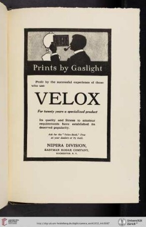 Nepera Division, Eastman Kodak Company [Velox Paper]