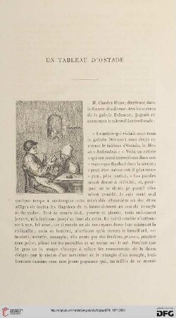 2. Pér. 4.1870: Un tableau d'Ostade