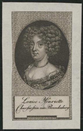 Bildnis der Kurfürstin Louise Henriette von Brandenburg