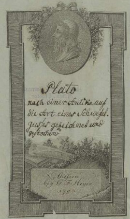 Bildnis von Plato
