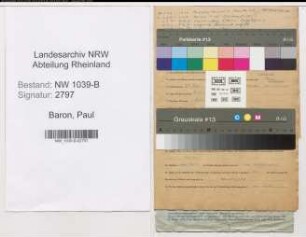 Entnazifizierung Paul Baron , geb. 27.07.1906 (Schweisser)