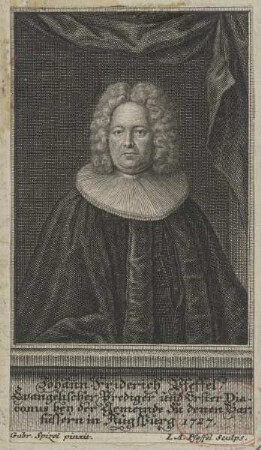 Bildnis des Johann Friderich Pfeffel