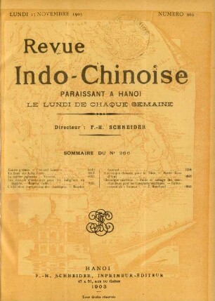 Lundi 23 Novembre 1903. Numéro 266
