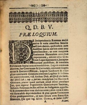 Specimen Analogicum Jurisprudentiae Universalis Et Romanae Particularis Quoad Statum Libertatis