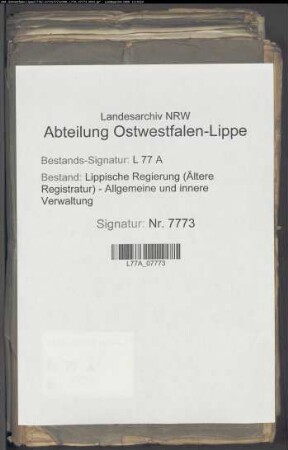 Branntweinakzisedefraudationsexzesse im Amt Detmold, Vogtei Detmold u. Falkenberg