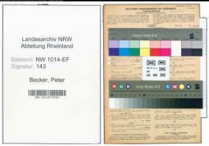 Entnazifizierung Peter Becker , geb. 22.12.1906 (Studienrat)