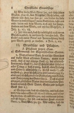 II. Grundsätze und Pflichten