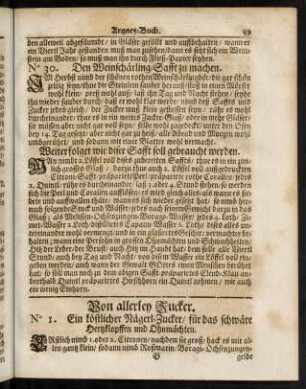 49-73, Von allerley Zucker. - Allerley Oel zu machen.