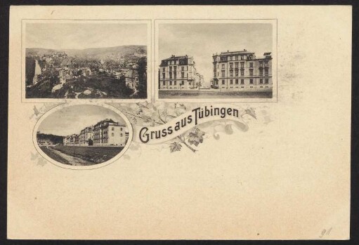 91, Gruss aus Tübingen.