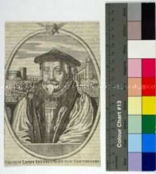 Porträt des englischen Theologen William Laud Bischof von London und Erzbischof von Canterbury