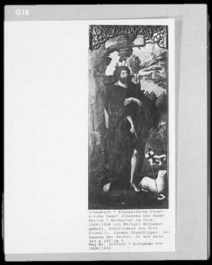 Johannes der Täufer mit Agnus Dei