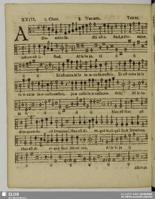 XXIII. A Domino factum est