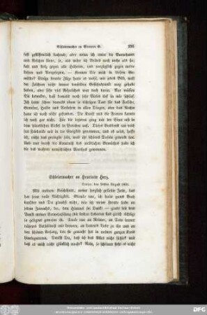 Schleiermacher an Henriette Herz. Stolpe, den 29sten August 1802.