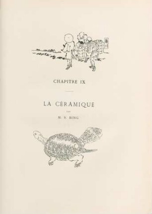 Chapitre IX. Le céramique par M. S. Bing