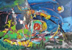 Landschaft im Mondlicht