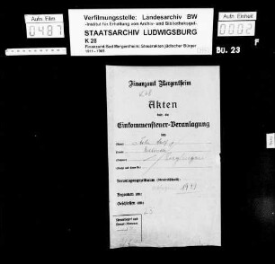 Kahn, Adolf jg.; Viehhändler *10.06.1890 Archshofen Kahn, Lina geb. Nussbaum *23.05.1895 1938 ausgewandert in die USA Wohnort: Creglingen