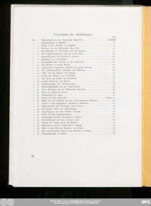 Verzeichnis der Abbildungen.