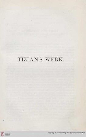 Tizian’s Werk