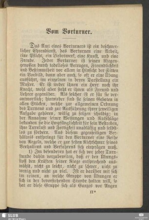 Vom Vorturner