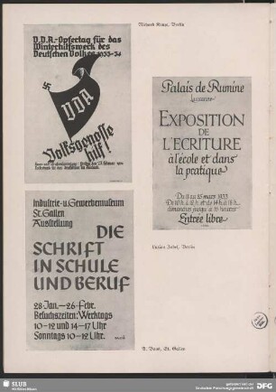 Exposition de L'ecriture