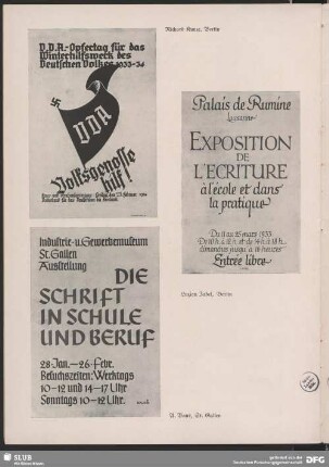 Exposition de L'ecriture