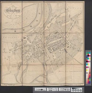 Günzburg : gemessen im Jahre 1823. Gravirt 1826