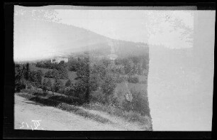 Bei Saal (=Saales, Dep. Bas-Rhin, Frankreich): "Tauenberg-Sanatorium" (Distanzaufnahme)