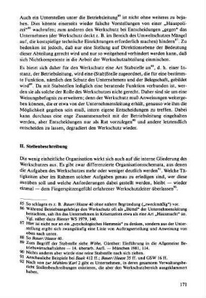 II. Stellenbeschreibung
