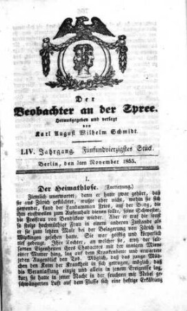 45. Stück, 5. November 1855