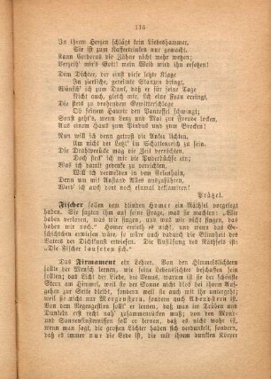 Das Firmament ein Lehrer.