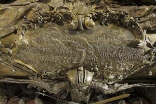Sarkophag Kaiser Karl VI. — Die Schlacht von Saragossa