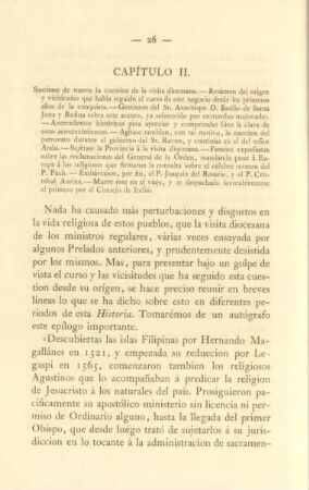 Capítulo II. Suscítase de nuevo la cuestion de la visita diocesana ...
