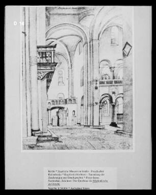 Das Querhaus der Marienkirche zu Utrecht
