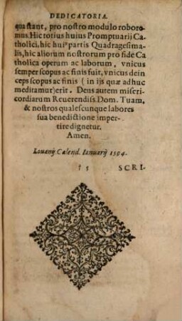 Thomae Stapletoni, Angli, S. Theologiae Doctoris, Et Professoris Regii Lovanii, Promptvarivm Catholicvm : Ad instructionem Concionatorum contra haereticos nostri temporis, ... ; Hac vltima editione plurimis in locis nouis additionibus ab auctore recens locupletarum ; Additus est Index rerum copiosissimus, [3]. Svper Evangelia Ferialia Per Totam Qvadragesimam