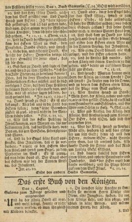 Das erste Buch von den Königen
