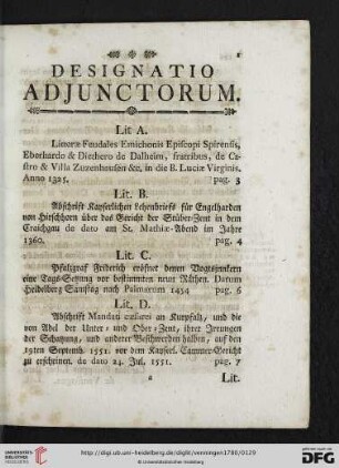Designatio Adjunctorum