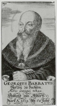 Bildnis Georg (der Bärtige, der Reiche), Herzog von Sachsen