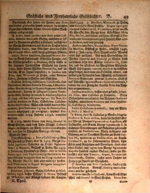 Schlesischer Curiositäten ... Vorstellung, Darinnen die ansehnlichen Geschlechter Des Schlesischen Adels, Mit Erzehlung Des Ursprungs, der Wappen, Genealogien, der qualificirtesten Cavaliere, der Stamm-Häuser und Güter beschrieben : Und dabey viele, bißhero ermangelte Nachrichten von Edlen Rittern und löblichen Vor-Eltern, aus alten brieflichen Urkunden und bewährten MSCtis zum Vorschein gebracht werden, Anderer Theil