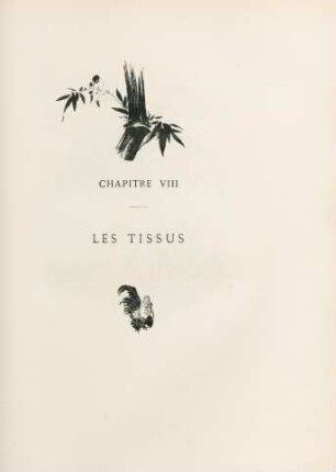 Chapitre VIII. Les tissus