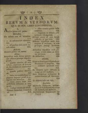 Index rerum & verborum
