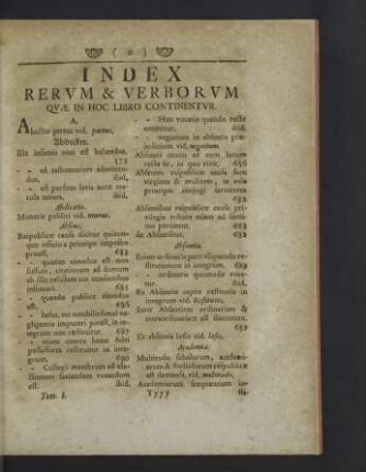 Index rerum & verborum