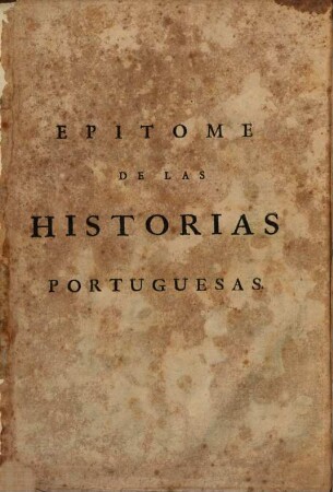 Epitome de las historias Portuguesas