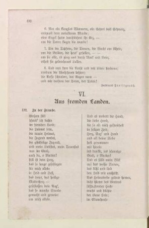 VI. Aus fremden Landen