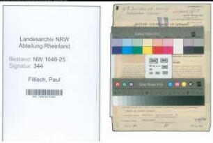 Entnazifizierung Paul Fillisch , geb. 02.09.1895 (Geschaeftsfuehrer)