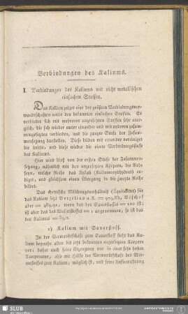 Verbindungen des Kaliums