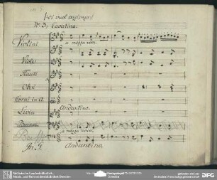 Cavatina: "O dolce rossignolo"